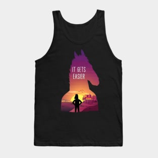 It gets easier Tank Top